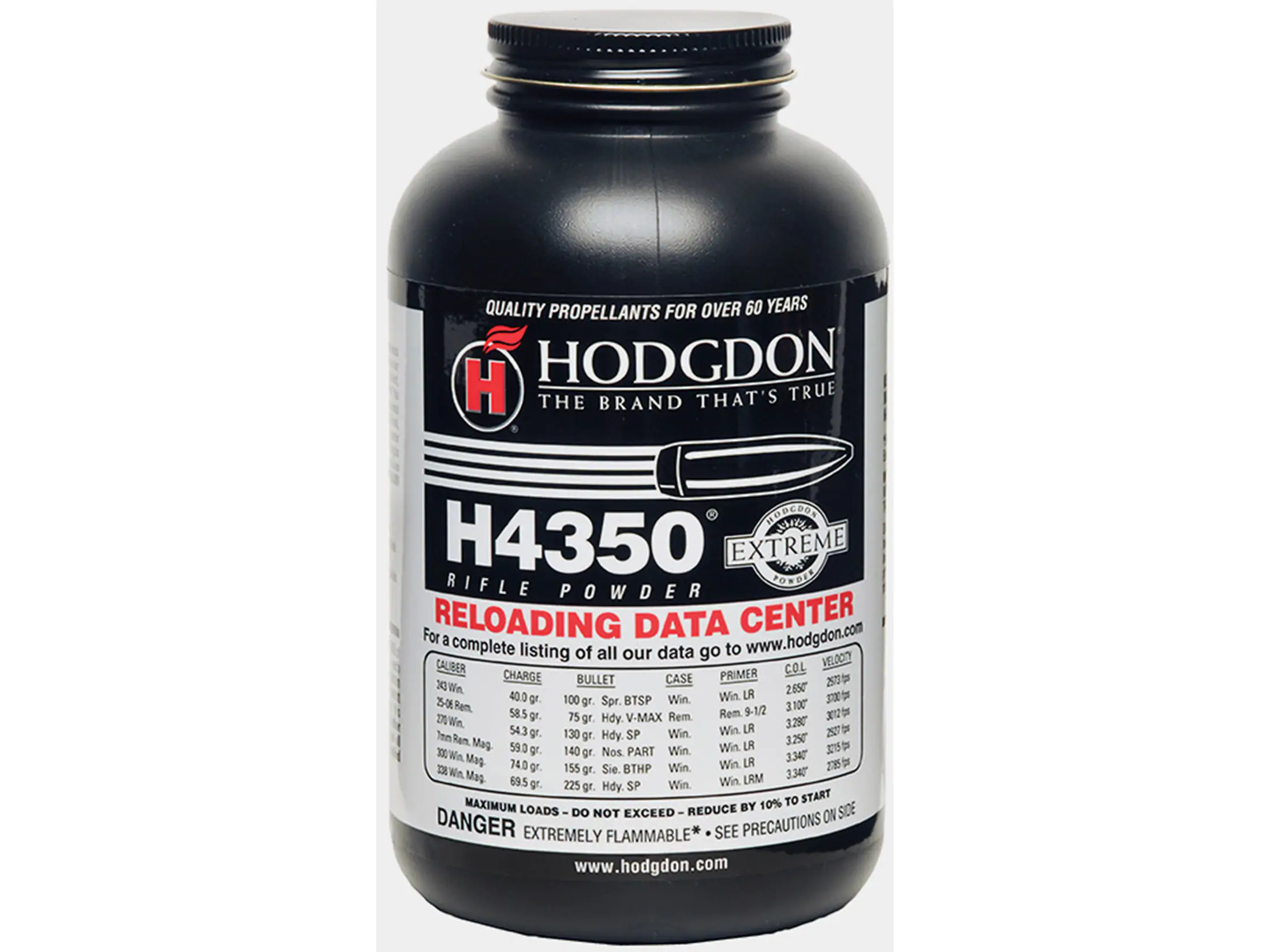 Hodgdon H4350 Smokeless Gun Powder – The Primers House